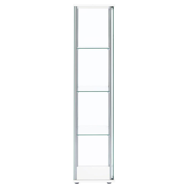 Bellatrix - 4-Shelf Clear Glass Curio Cabinet