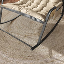 Rocking Chair With Storage, Cushions & Armrests