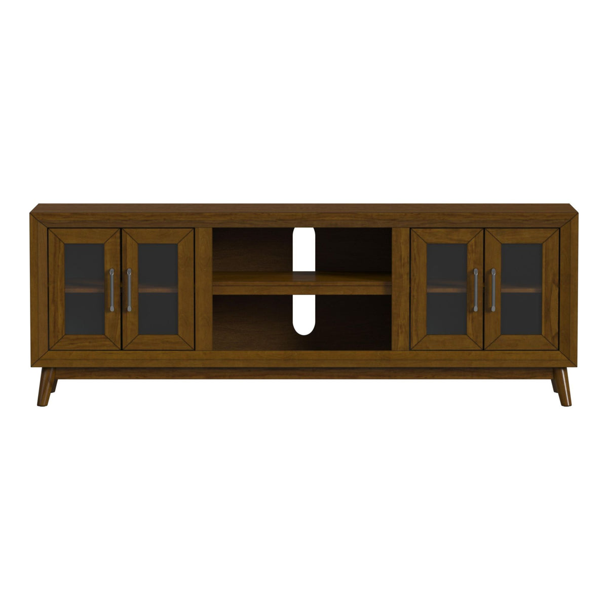 Santa Barbara TV Console in Dark Brown by Elements International, view 12