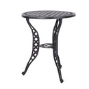 Bono Metal Bistro Set - Black