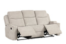 Galya - 3 Piece Living Room Set Sofa Loveseat Chair - Light Gray