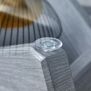 Modern Round Glass Coffee Table With Tempered Glass