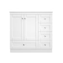 Shaker Free Standing Bathroom Vanity Cabinet With Sink, Soft Close Drawers, Soft Close Doors