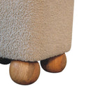 Serenity - Footstool With Ball Feet - Cream