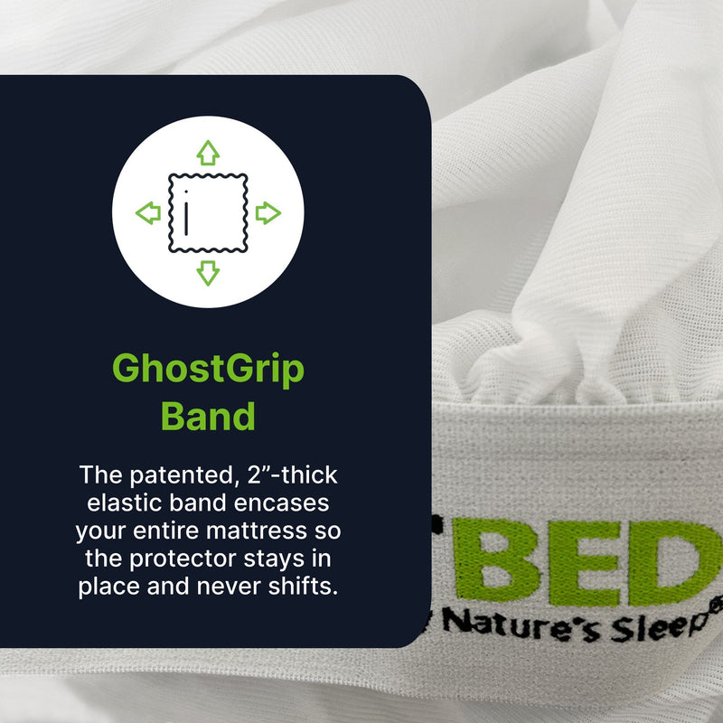 Ghostprotector - Waterproof Mattress Protector With Soft Knit Top And Stay Put Elastic Edges