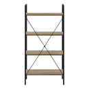Bookshelf, Bookcase, 4 Tier, Office, Bedroom, Contemporary, Modern