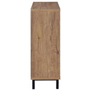 Teller - 2-Door Shoe Storage Cabinet - Natural Oak