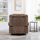 Swivel And Rocking Recliner Chair With Massage And Heating