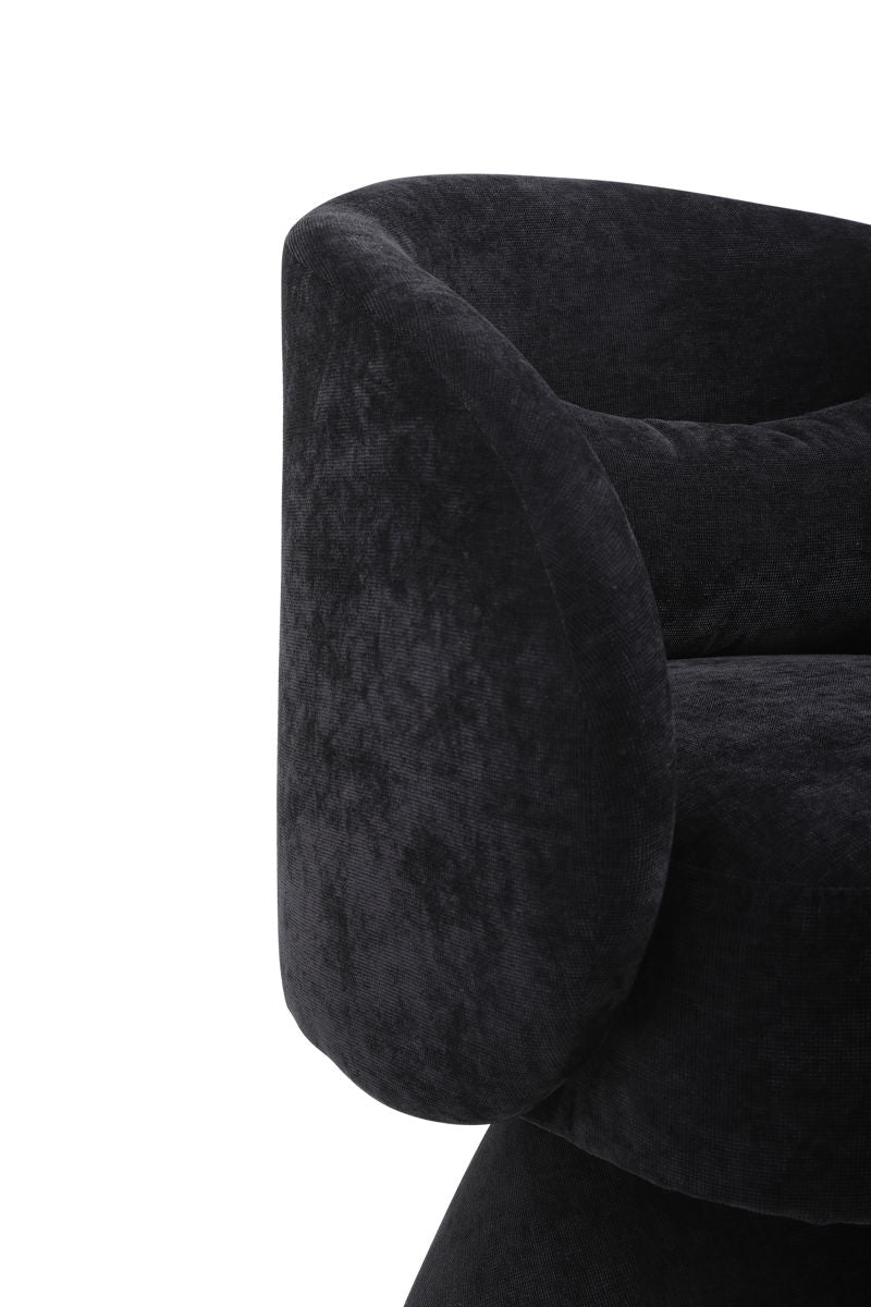 Swivel Accent Chair, Armchair Round Barrel Chair In Fabric For Living Room Bedroom