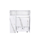 Multifunctional Folding Dining Table With Wall-Mounted Sideboard & Storage