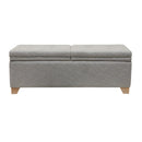 Soft Close Upholstered Storage Bench, Convenient Design