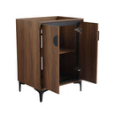 Modern Bathroom Vanity Storage Cabinet With Soft Closing Doors And Engineered Wood Construction
