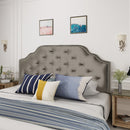 Luella - Button Tufted Upholstered Headboard