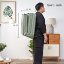 Foldable Portable Camping Chair With Carry Bag 14 Position Adjustable Recliner For Adults Cotton & Metal Frame For Outdoor Travel, Picnic, Or BBQ - Light Green