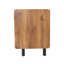 Mid Century TV Stand With 3 Cabinets, Media Console Table For Tvs Up To 70'', Entertainment Center With Storage For Living Room - Black / Brown