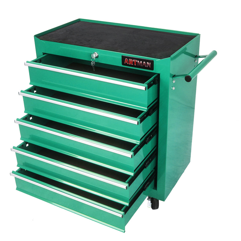 Multifunctional Tool Cart With Wheels And Drawers