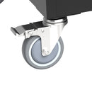 45 Bay Mobile School Charging Cart Station For Chromebook, Tablet And Laptop Computer With Power Strip Included - Black