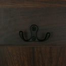 Hall Tree With 3 Hooks, Coat Hanger, Entryway Bench, Storage Bench, 3 In 1 Design