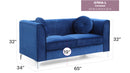 Delray - Micro Suede Loveseat