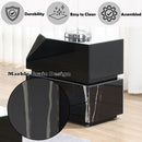 Drisana - End Table - Black Mirrored