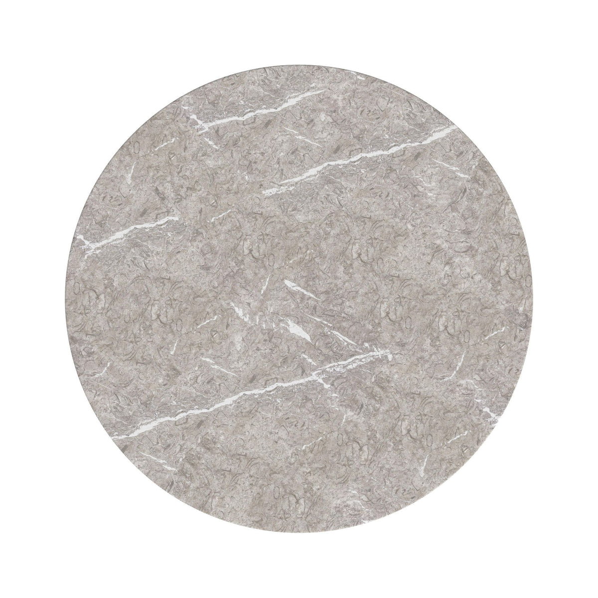 Oregon Round Table With Faux Marble Top in Black by Elements International, view 11