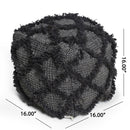 Jumanji - Handcrafted Wool And Cotton Pouf - Brown