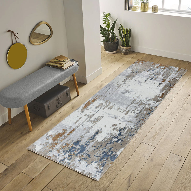 Textures - 5'3" X 7' Area Rug - Multi, Polypropylene