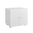 Office Furniture Copier Cabinet 2 Door Steel Copier Stand Mobile Pedestal File Printer Stand