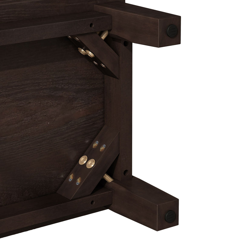 Media Console With 4 Drawers And Cable Management