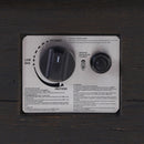 Custer - Rectangular Fire Pit 50, 000 Btu Magnesium Oxide - Brown