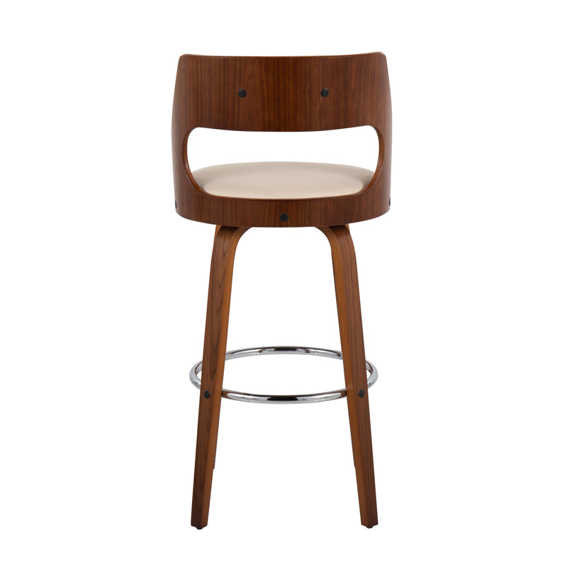 Cecina - Mid Century Modern Barstool With Swivel (Set of 2)