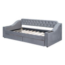 Upholstered Daybed With Storage Armrests And USB Port