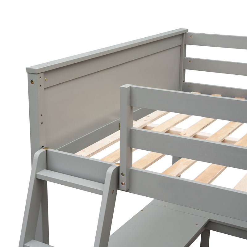 Loft Bed With Shelves With Desk
