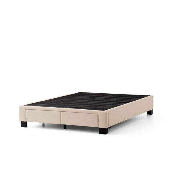 Duncan - King Platform Bed Base - Stone