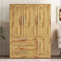 4 Door Wardrobe Armoire With 3 Drawers