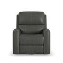 Linden - Power Swivel Gliding Recliner With Power Headrest, Lumbar, Heat & Massage