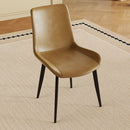 Dining Chairs With Carbon Steel Legs (Set of 4) - Brown