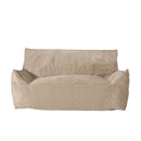 Fila - Velveteen Oversized Seater Bean Bag Chair With Armrests