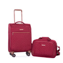 4 Piece Set, Softshell Suitcase Spinner Wheels Terylene Luggage Sets