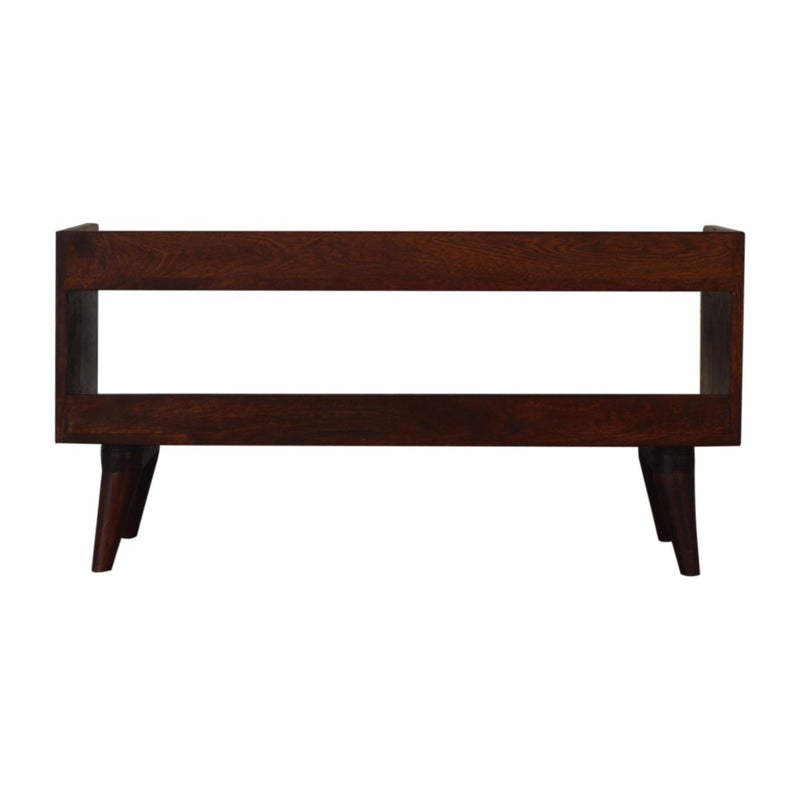 Nordic Storage Bench - Walnut