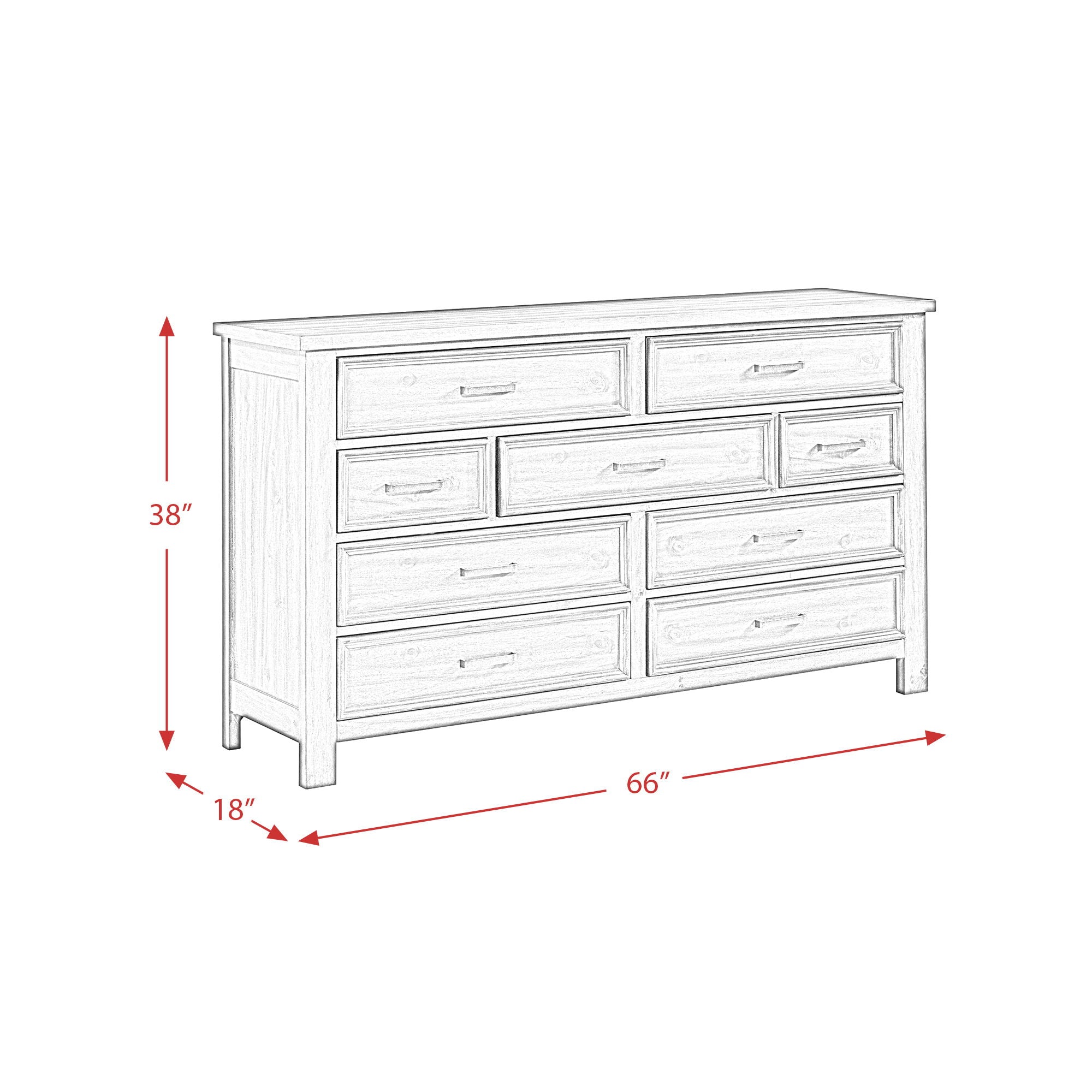 Sullivan - 9-Drawer Dresser
