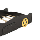 Race Car Shaped Platform Bed With Wheels And Storage