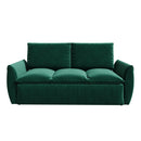 Pull Out Sofa Bed, 3 Seat Convertible Sleeper Sofa With 2 In 1 Pillow And Blanket Set