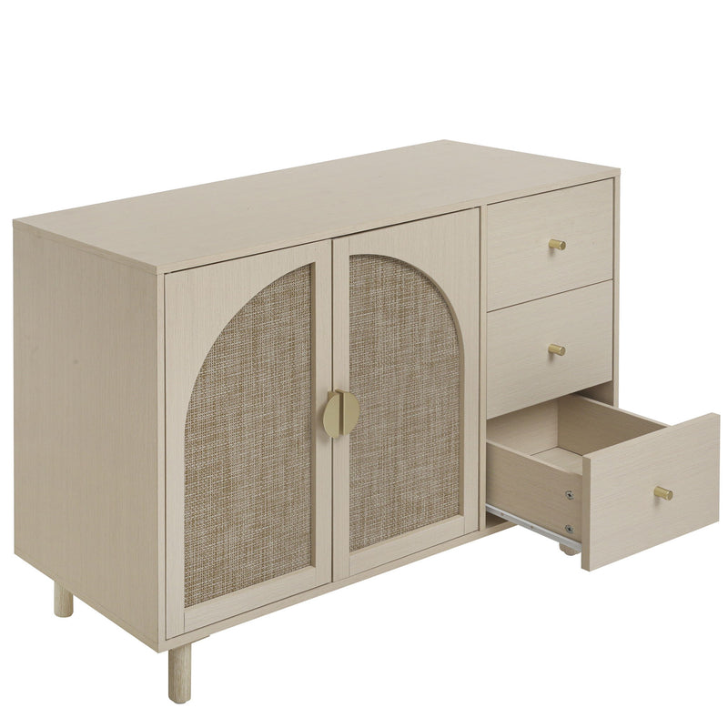 2 Door 3 Drawer Cabinet, Adjustable Storage System