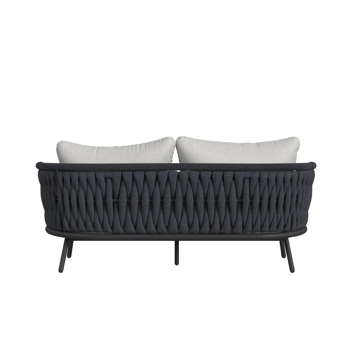 Bali Loveseat With Olefin in Dark Gray by Elements International, view 6