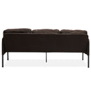 Modern L Shaped 3 Seater Sofa With Ottoman, Upholstered Couch For Small Spaces