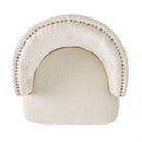 360 Degree Swivel Bar Stool With Stunning Nailhead Trim (Set of 2)