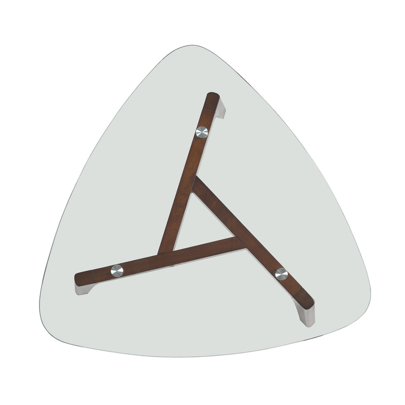 Modern Coffee Table With Wood Construction And Compact Design