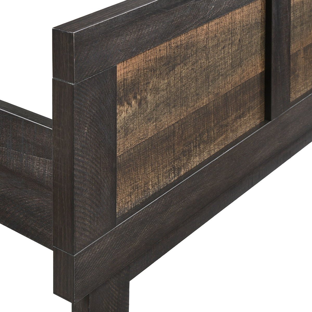 Harlington Panel Bed in Dark Brown by Elements International, view 5