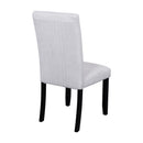 5 Piece Round Dining Table Set, Modern Dining Table And 4 Upholstered Chairs For Dining Room